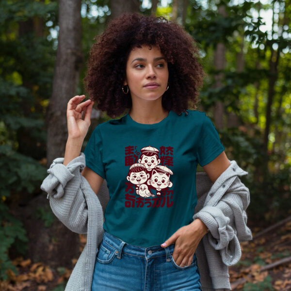 Vintage Japanese Cartoon T Shirt - Retro Anime Style Graphic Tee With Kawaii Kids Design - Image 13