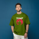 Samurai Warrior Graphic T Shirt - Japanese Katakana Art Tee With Red Sun Design